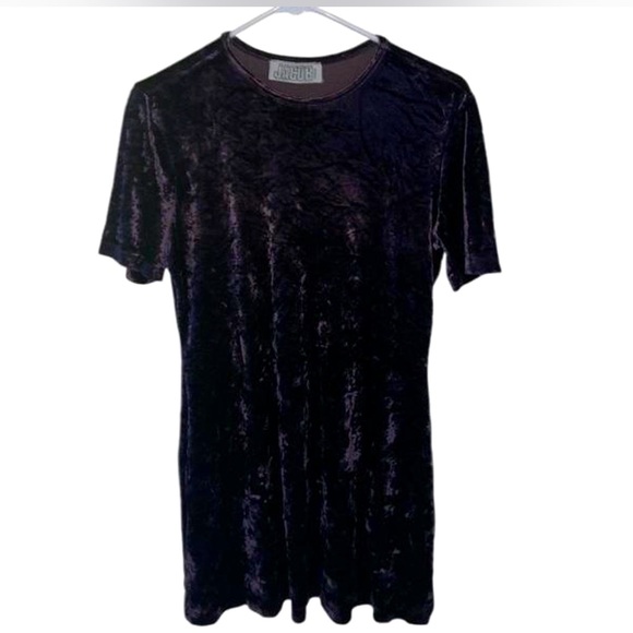 Gothic Velvet Purple Vintage Dress - Picture 1 of 3